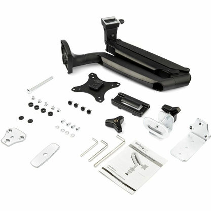 Alternate-Image9 Image for StarTech.com Desk Mount Monitor Arm, Heavy Duty Ergonomic VESA Monitor Arm Single 34" (19.8lb/9kg) Display, Articulating, C-Clamp/Grommet