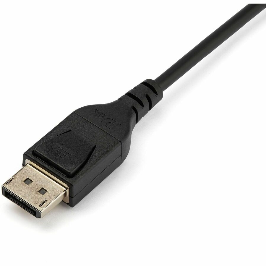 Alternate-Image1 Image for StarTech.com 2 m VESA Certified DisplayPort 1.4 Cable - 8K 60Hz HBR3 HDR - 6 ft Super UHD 4K 120Hz - DP to DP Slim Video Monitor Cord M/M