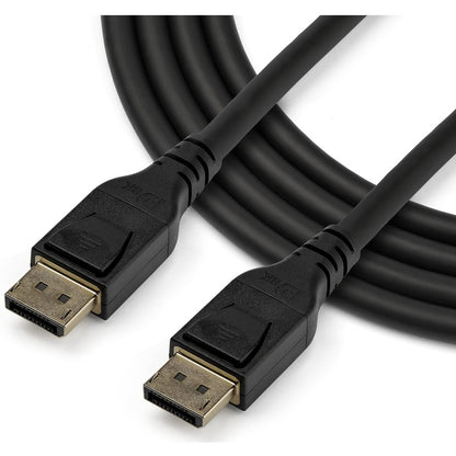 Alternate-Image2 Image for StarTech.com 3 m VESA Certified DisplayPort 1.4 Cable - 8K 60Hz HBR3 HDR - 10 ft Super UHD 4K 120Hz - DP to DP Video Monitor Cord M/M
