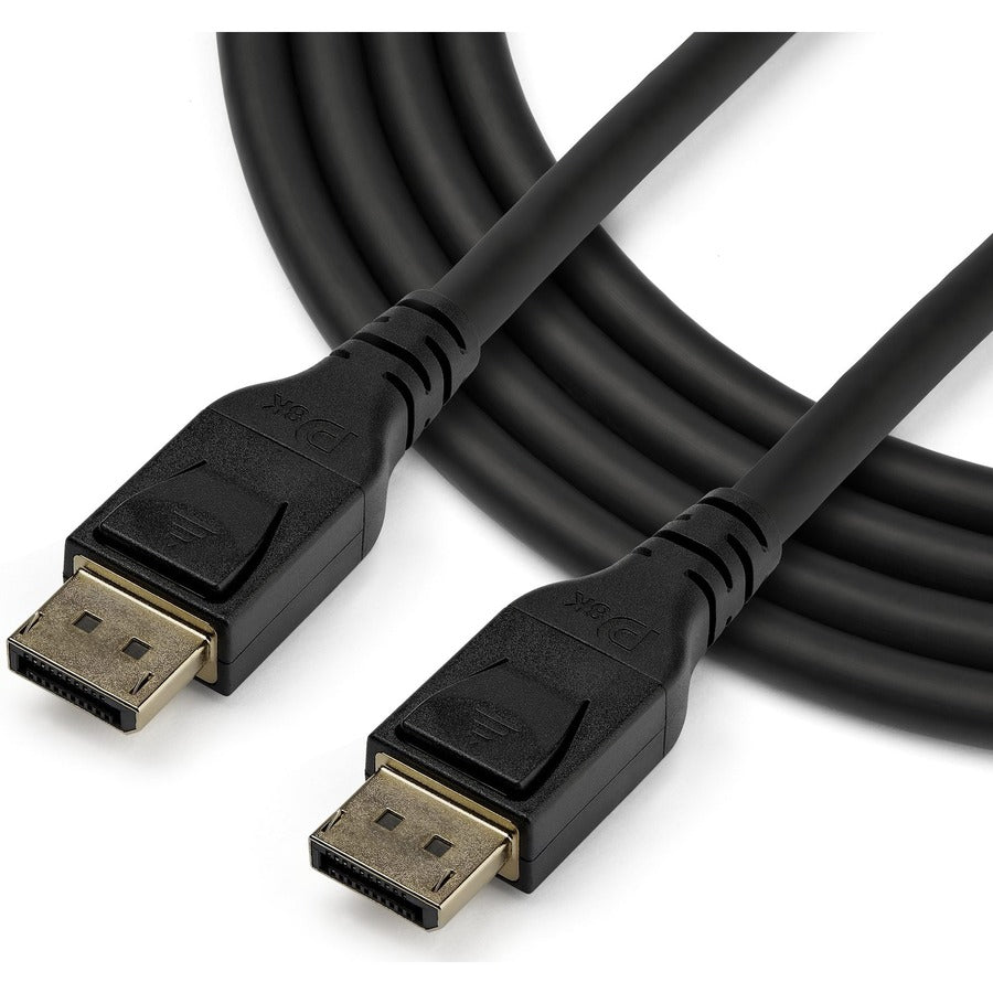 Alternate-Image2 Image for StarTech.com 5 m VESA Certified DisplayPort 1.4 Cable - 8K 60Hz HBR3 HDR - 16 ft Super UHD 4K 120Hz - DP to DP Video Monitor Cord M/M