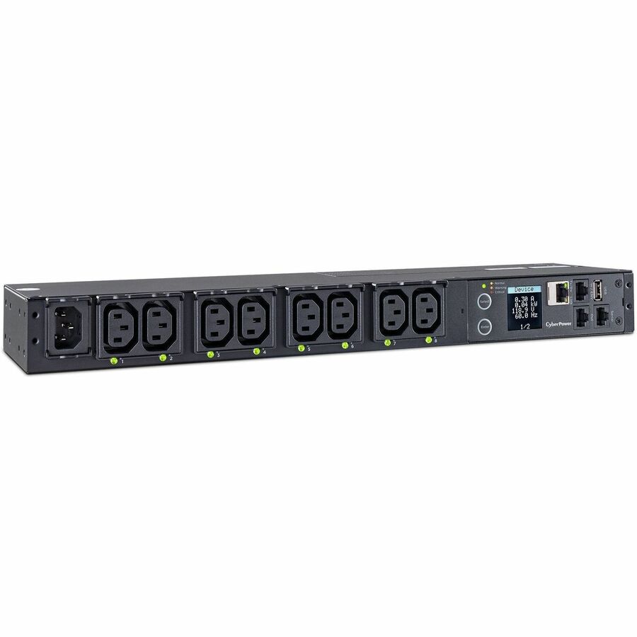 Right Image for CyberPower PDU41004 Single Phase 100 - 240 VAC 15A Switched PDU