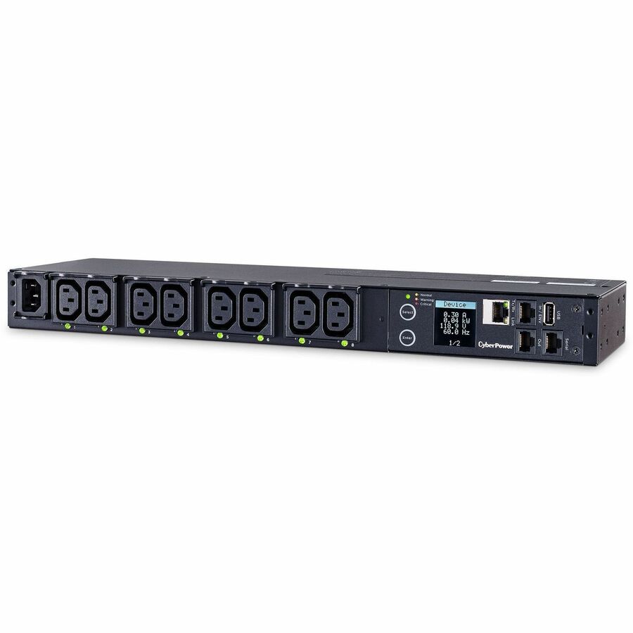 Left Image for CyberPower PDU41004 Single Phase 100 - 240 VAC 15A Switched PDU
