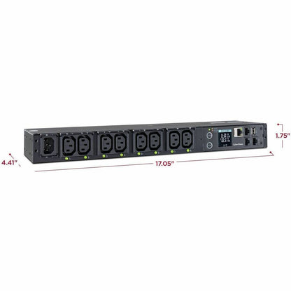 Alternate-Image1 Image for CyberPower PDU41004 Single Phase 100 - 240 VAC 15A Switched PDU