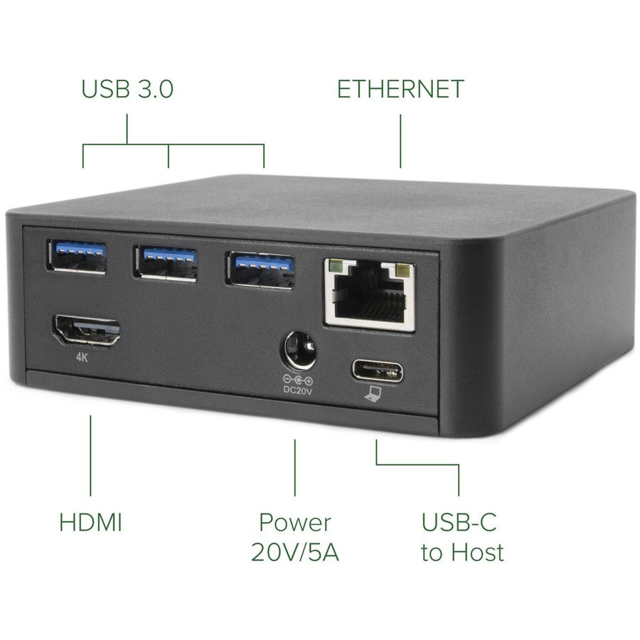Alternate-Image1 Image for Plugable USB C Dock with 85W Charging Compatible with Thunderbolt 3 and USB-C MacBooks and Select Windows Laptops