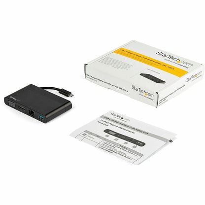 Alternate-Image5 Image for StarTech USB C Multiport Adapter with HDMI, VGA, Gb Ethernet & USB - USB C to 4K HDMI or 1080p VGA Adapter Mini Dock Hub - Travel Dock