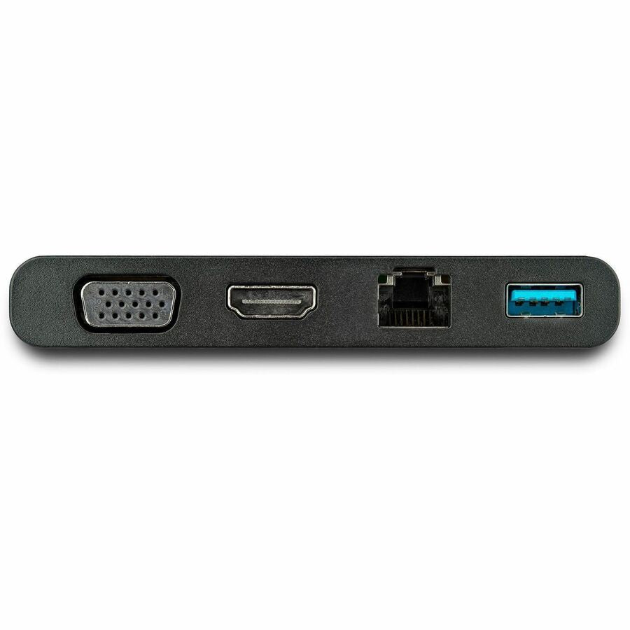 Alternate-Image3 Image for StarTech USB C Multiport Adapter with HDMI, VGA, Gb Ethernet & USB - USB C to 4K HDMI or 1080p VGA Adapter Mini Dock Hub - Travel Dock