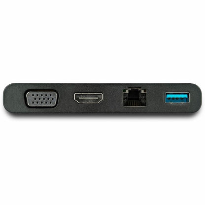 Alternate-Image3 Image for StarTech USB C Multiport Adapter with HDMI, VGA, Gb Ethernet & USB - USB C to 4K HDMI or 1080p VGA Adapter Mini Dock Hub - Travel Dock