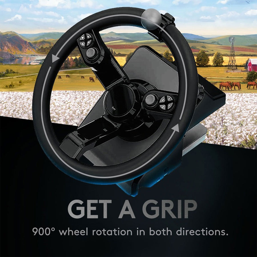 Alternate-Image5 Image for Logitech G Heavy Equipment Bundle Simulation Wheel, Pedals and Side Panel Control Deck
