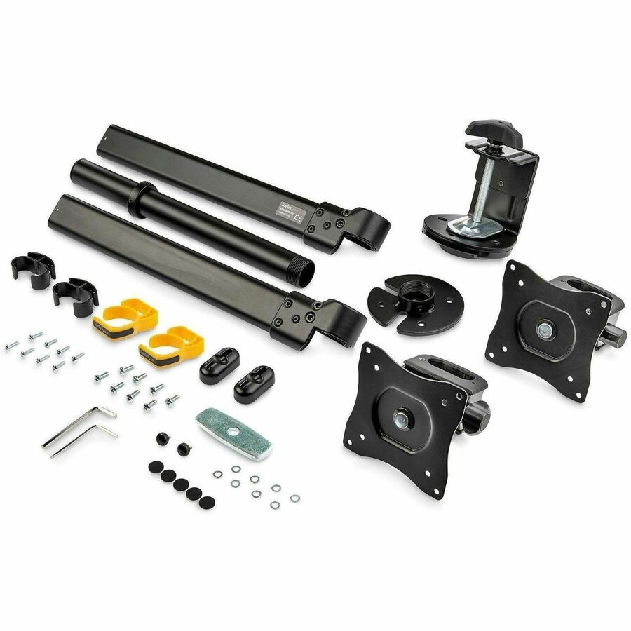 Alternate-Image5 Image for StarTech.com Desk-Mount Dual-Monitor Arm, For up to 27"(17.6lb/8kg) Monitors, Low Profile Design, Clamp/Grommet Mount, Dual Monitor Mount