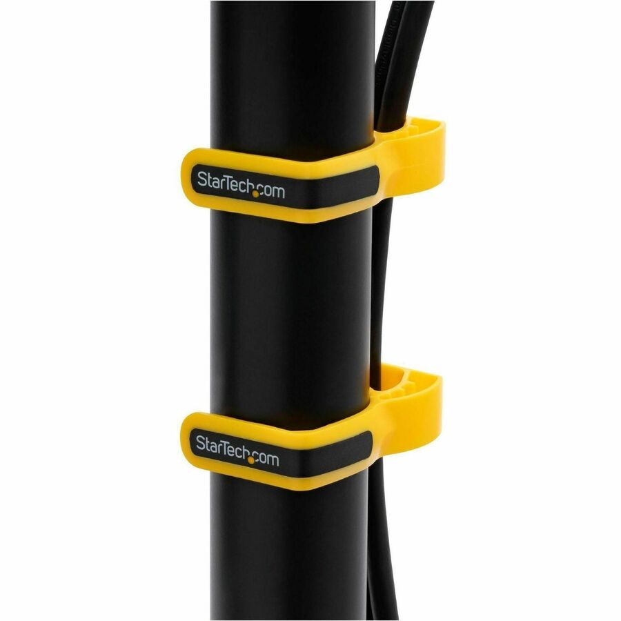 Alternate-Image2 Image for StarTech.com Desk-Mount Dual-Monitor Arm, For up to 27"(17.6lb/8kg) Monitors, Low Profile Design, Clamp/Grommet Mount, Dual Monitor Mount