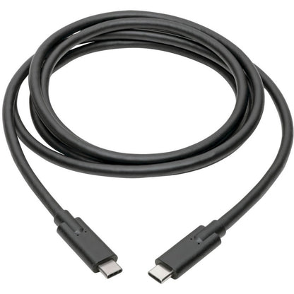 Alternate-Image1 Image for Eaton Tripp Lite Series USB-C Cable (M/M) - USB 3.2, Gen 1 (5 Gbps), 5A Rating, Thunderbolt 3 Compatible, 6 ft. (1.83 m)