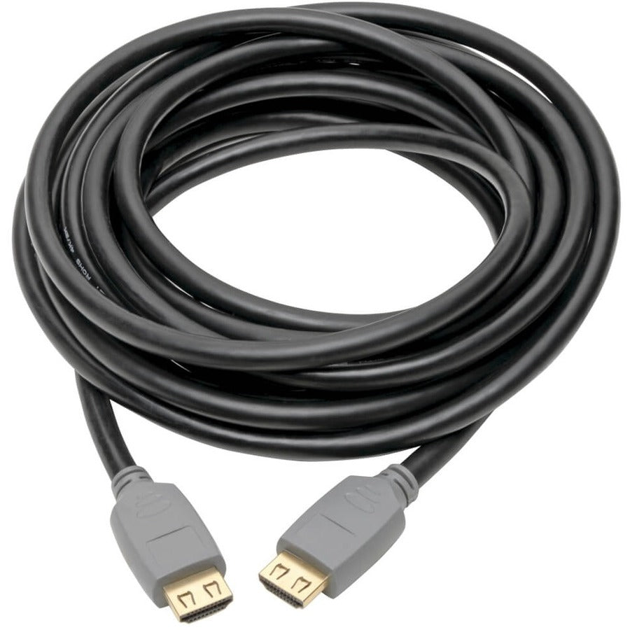 Alternate-Image1 Image for Eaton Tripp Lite Series 4K HDMI Cable (M/M) - 4K 60 Hz, HDR, 4:4:4, Gripping Connectors, Black, 15 ft.