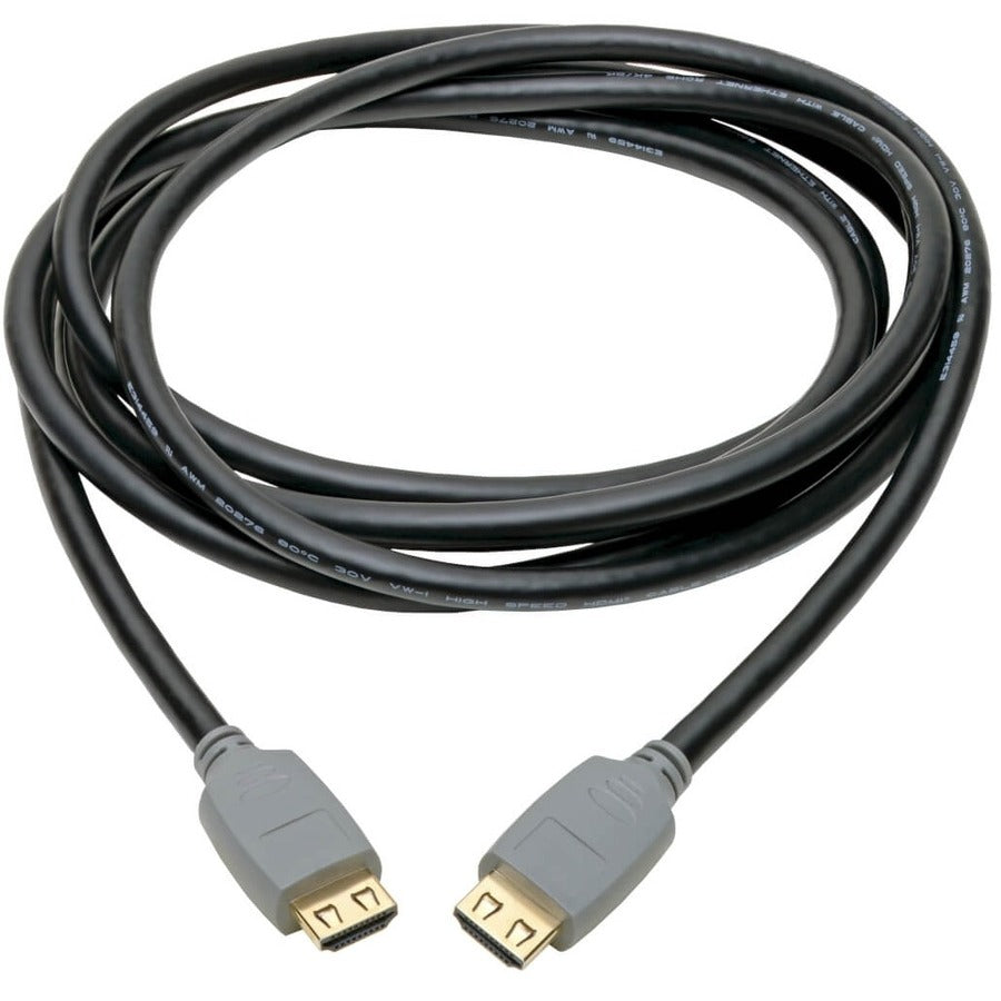 Alternate-Image1 Image for Tripp Lite by Eaton 4K HDMI Cable (M/M) - 4K 60 Hz HDR 4:4:4 Gripping Connectors Black 10 ft.