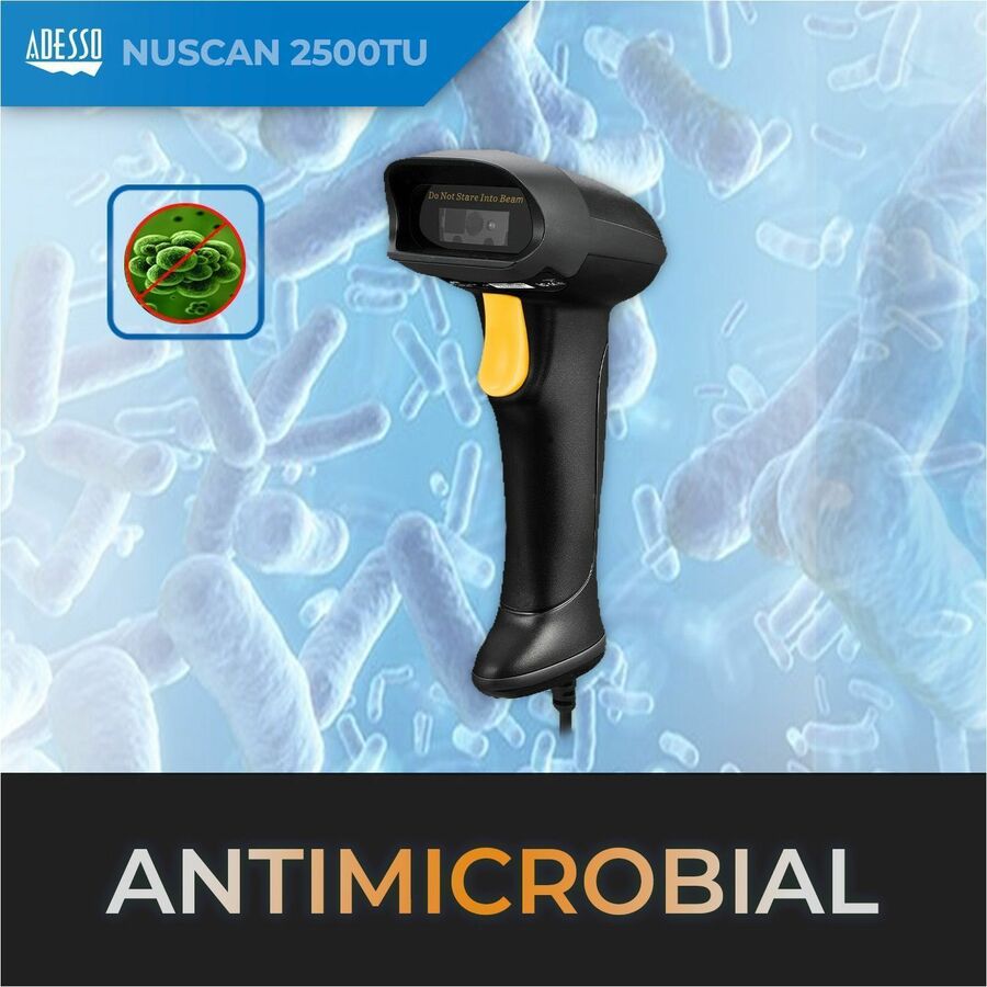 Alternate-Image9 Image for Adesso NuScan 2500TU Spill Resistant Antimicrobial 2D Barcode Scanner