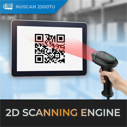 Alternate-Image7 Image for Adesso NuScan 2500TU Spill Resistant Antimicrobial 2D Barcode Scanner