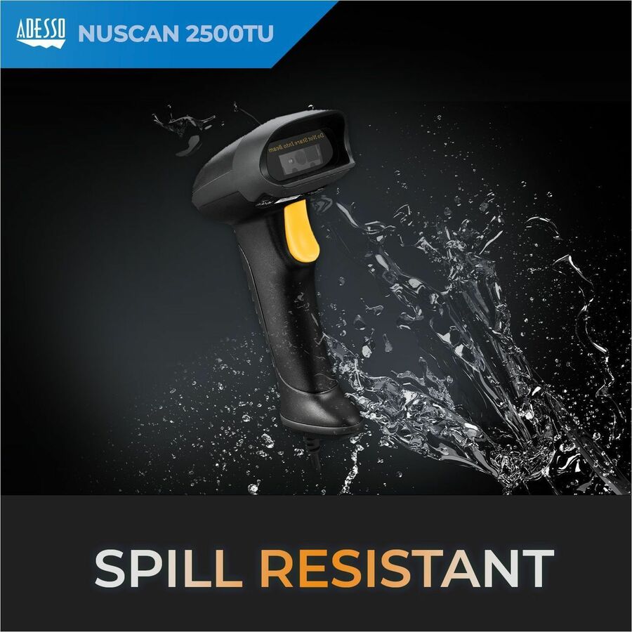 Alternate-Image8 Image for Adesso NuScan 2500TU Spill Resistant Antimicrobial 2D Barcode Scanner