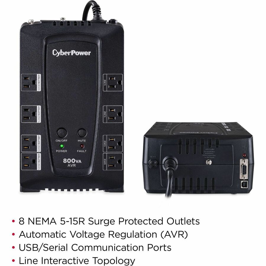 Alternate-Image1 Image for CyberPower CP800AVR AVR UPS Systems