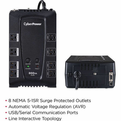 Alternate-Image1 Image for CyberPower CP800AVR AVR UPS Systems