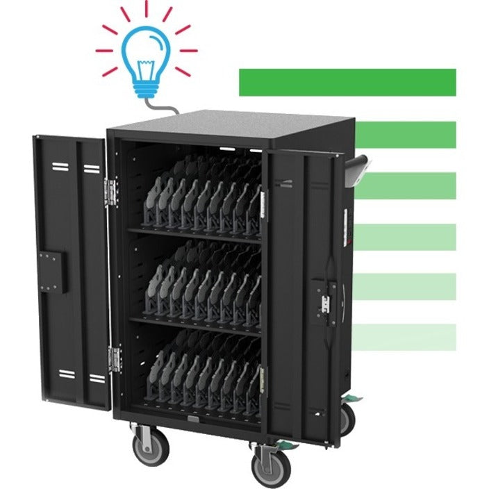 Alternate-Image2 Image for AVer AVerCharge X30i 30 Device Intelligent Charging Cart