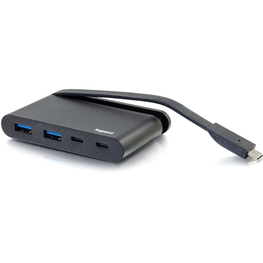Alternate-Image2 Image for C2G USB C Hub - USB A x 2, USB C and Power Delivery