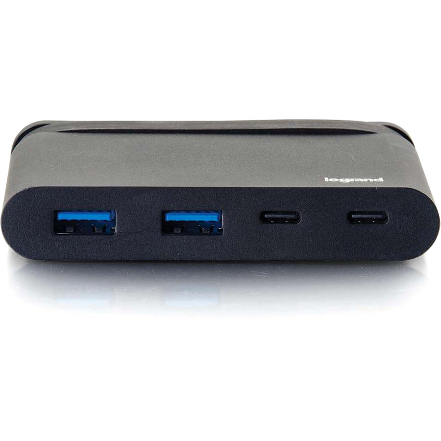 Alternate-Image3 Image for C2G USB C Hub - USB A x 2, USB C and Power Delivery