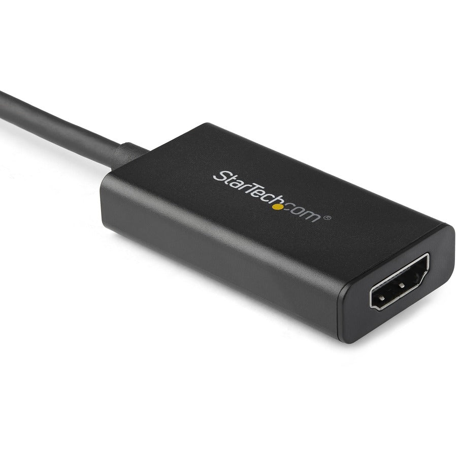 Alternate-Image1 Image for StarTech.com DisplayPort to HDMI Adapter, 4K 60Hz HDR10 Active DisplayPort 1.4 to HDMI 2.0b Converter, Latching DP Connector, DP to HDMI