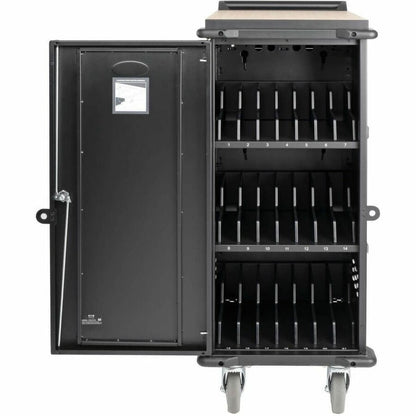Alternate-Image3 Image for Eaton Tripp Lite Series 21-Device AC Charging Cart for Laptops and Chromebooks - 120V, NEMA 5-15P, 10 ft. (3.05 m) Cord, Black