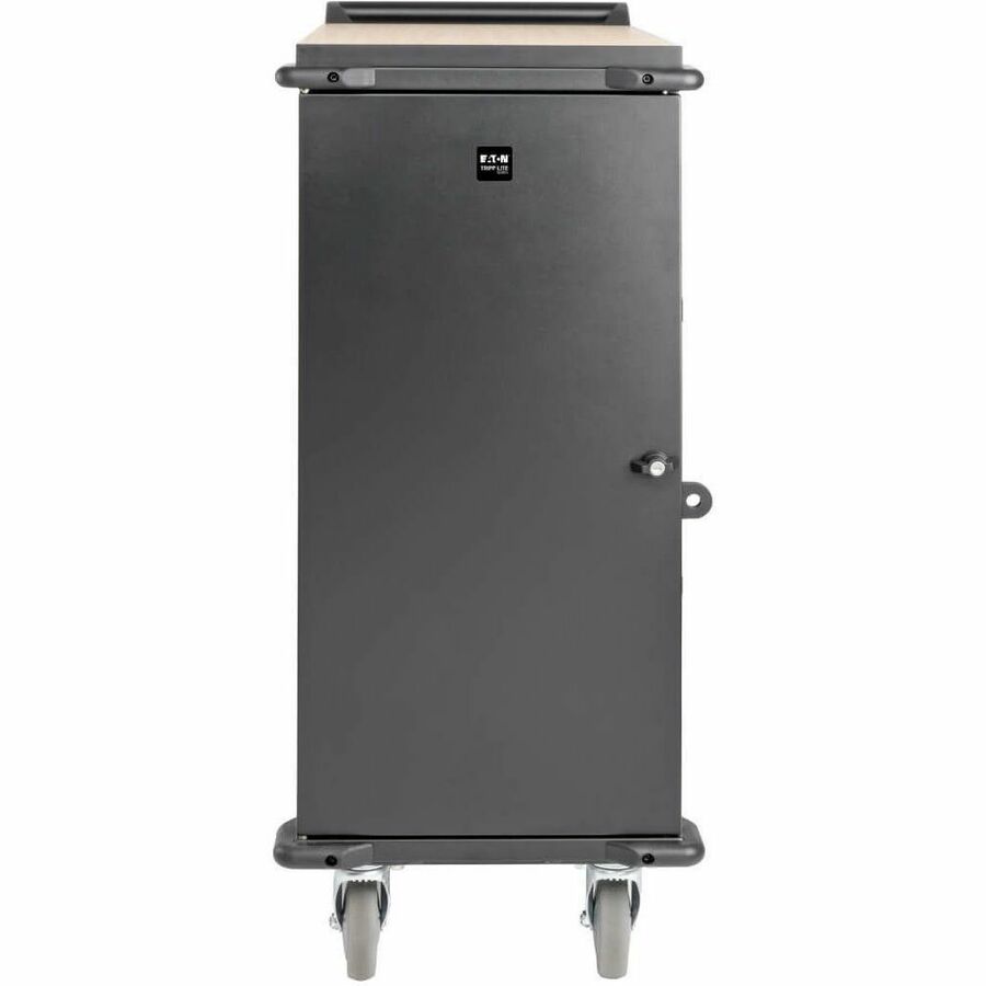Front Image for Eaton Tripp Lite Series 27-Device AC Charging Cart for Laptops and Chromebooks - 120V, NEMA 5-15P, 10 ft. (3.05 m) Cord, Black