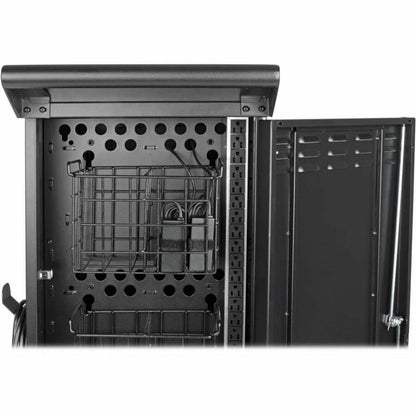 Alternate-Image6 Image for Eaton Tripp Lite Series 27-Device AC Charging Cart for Laptops and Chromebooks - 120V, NEMA 5-15P, 10 ft. (3.05 m) Cord, Black