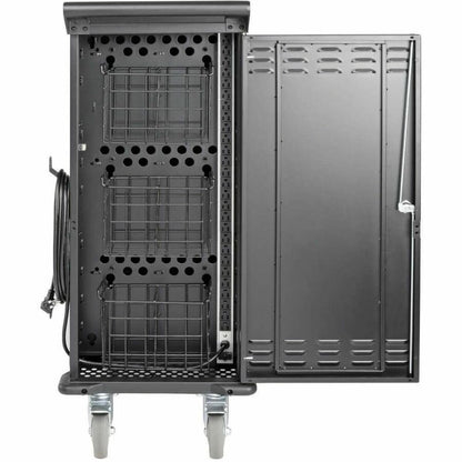 Alternate-Image5 Image for Eaton Tripp Lite Series 27-Device AC Charging Cart for Laptops and Chromebooks - 120V, NEMA 5-15P, 10 ft. (3.05 m) Cord, Black