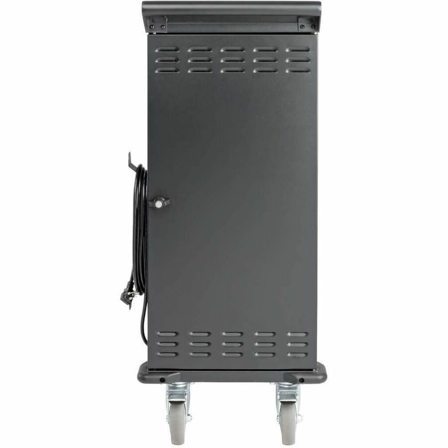 Rear Image for Eaton Tripp Lite Series 27-Device AC Charging Cart for Laptops and Chromebooks - 120V, NEMA 5-15P, 10 ft. (3.05 m) Cord, Black