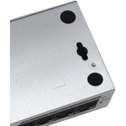 Alternate-Image6 Image for Zyxel 5 Port Gigabit Ethernet Unmanaged POE+ Switch | 4 x PoE+ @ 60W | Plug & Play | Sturdy Metal Housing | Desktop or Wall-Mount | Fanless | Lifetime Warranty | Ethernet Splitter | GS1005HP