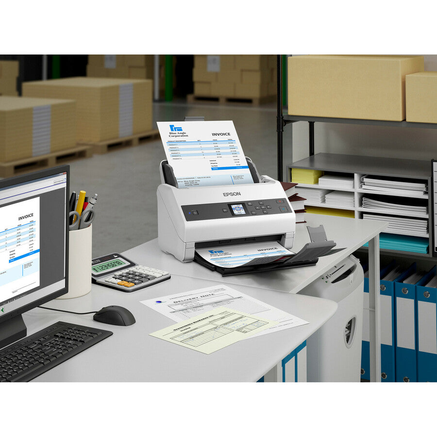 Life-Style Image for Epson WorkForce DS-970 Sheetfed Scanner - 600 dpi Optical