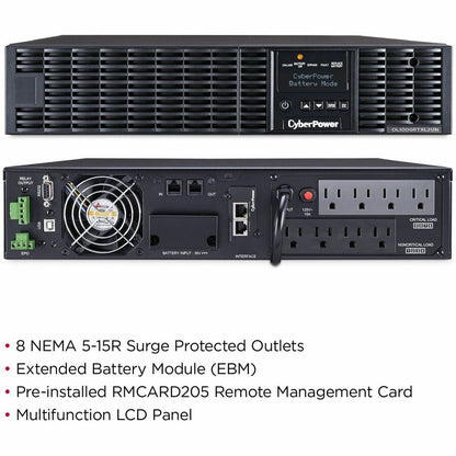 Alternate-Image7 Image for CyberPower OL1000RTXL2UN Smart App Online UPS Systems