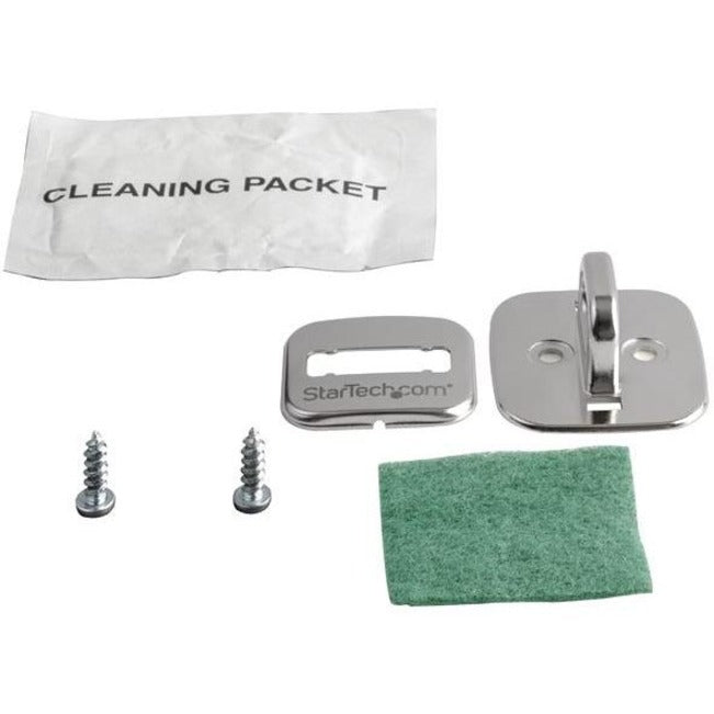 Alternate-Image2 Image for StarTech.com Laptop Cable Lock Anchor - Zinc Alloy - Computer Security Cable Anchor - Desk Mount Security Anchor Point - Screw-On Cable Lock Anchor