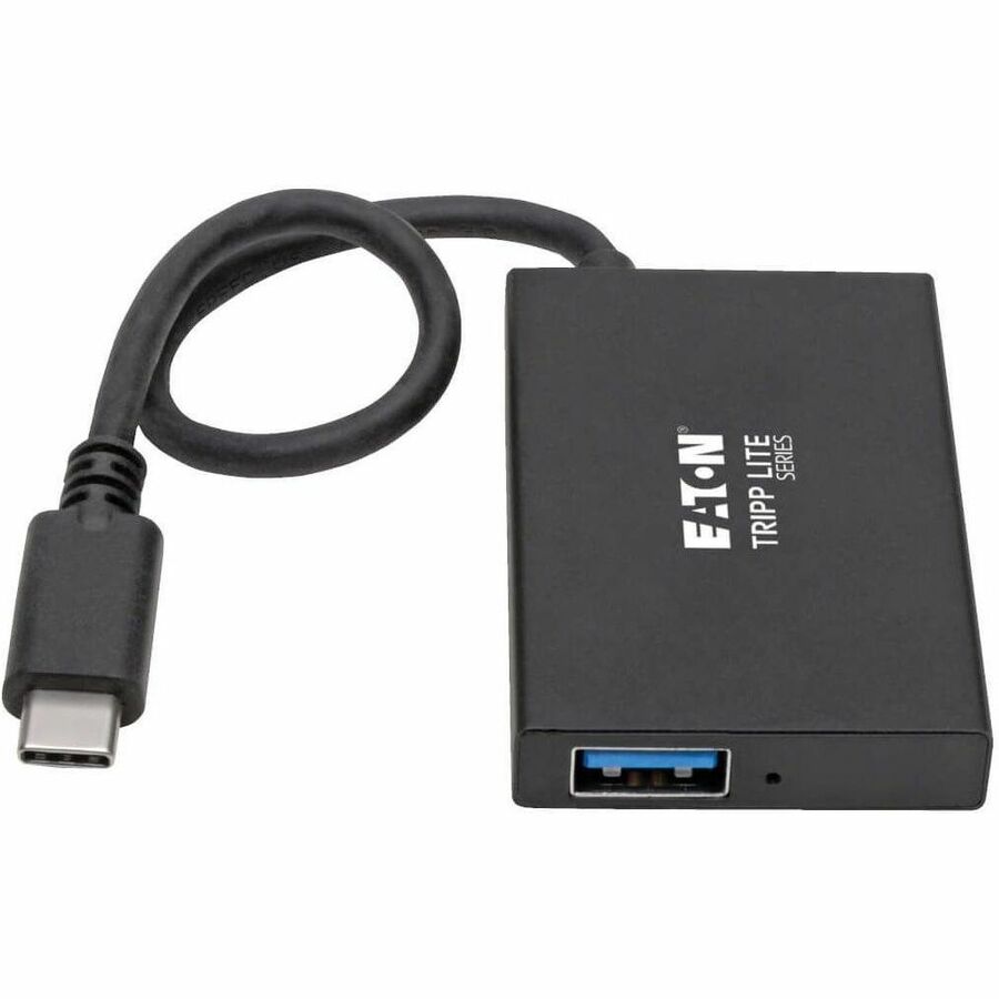 Alternate-Image3 Image for Eaton Tripp Lite Series 4-Port USB-C Hub, USB 3.x (5Gbps), 4x USB-A Ports, Aluminum Housing, Black