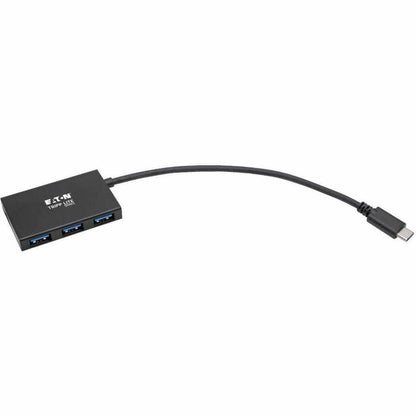 Alternate-Image5 Image for Eaton Tripp Lite Series 4-Port USB-C Hub, USB 3.x (5Gbps), 4x USB-A Ports, Aluminum Housing, Black