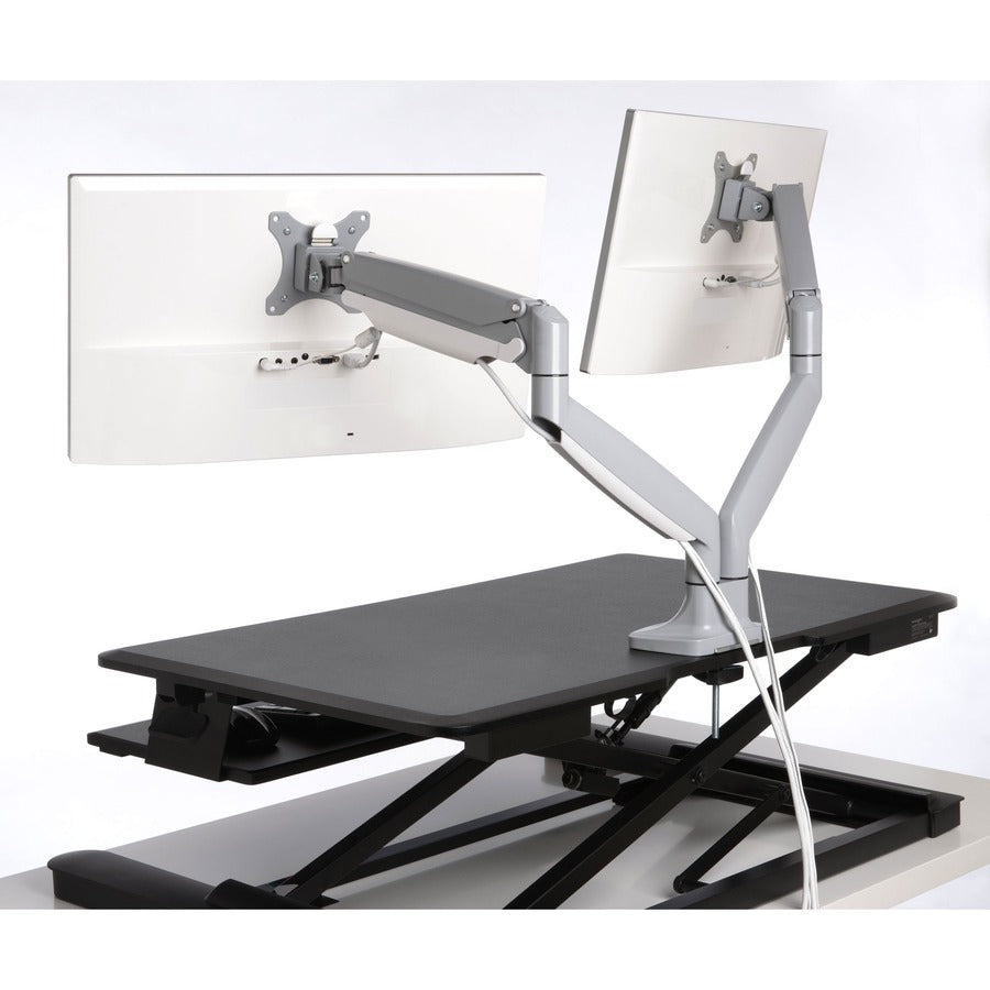 Alternate-Image8 Image for Kensington SmartFit Mounting Arm for Monitor - Gray, Silver - Landscape/Portrait