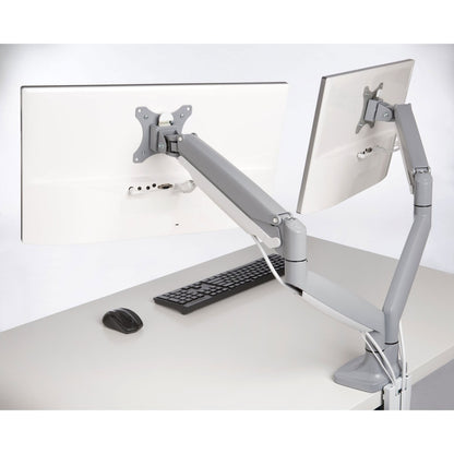 Alternate-Image6 Image for Kensington SmartFit Mounting Arm for Monitor - Gray, Silver - Landscape/Portrait