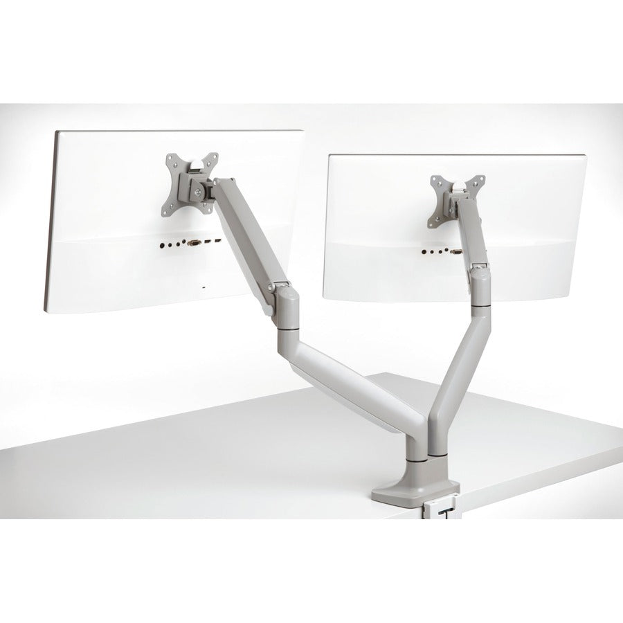 Alternate-Image1 Image for Kensington SmartFit Mounting Arm for Monitor - Gray, Silver - Landscape/Portrait