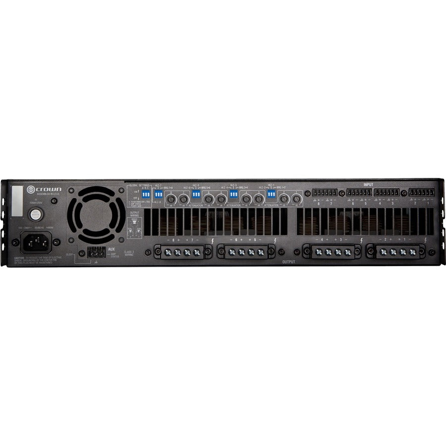 Rear Image for Crown DriveCore Install 8|300 Amplifier - 2400 W RMS - 8 Channel
