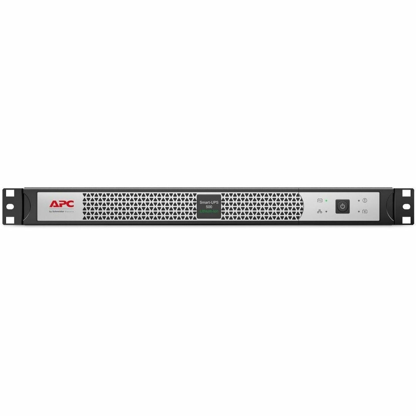 Main Image for APC Smart-UPS, Line Interactive, 500VA, Lithium-ion, Rackmount 1U, 120V, 4x NEMA 5-15R outlets, Network Card, Short Depth