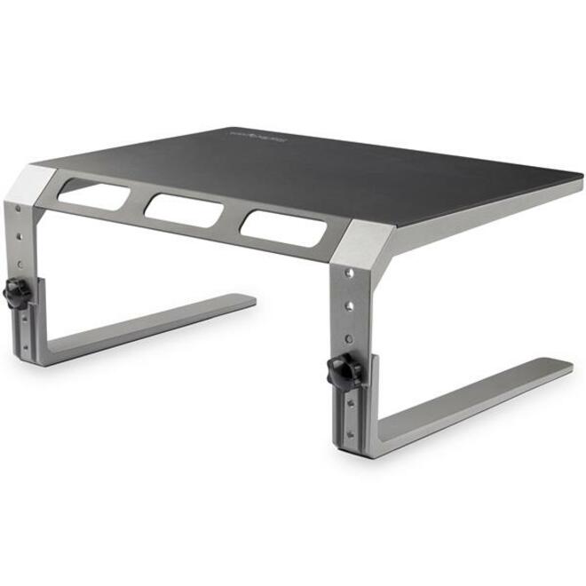 Alternate-Image1 Image for StarTech.com Monitor Riser Stand, For up to 32" (22lb/10kg) Monitor, Monitor Riser, Steel&Aluminum, Monitor Shelf w/ Three Height Settings