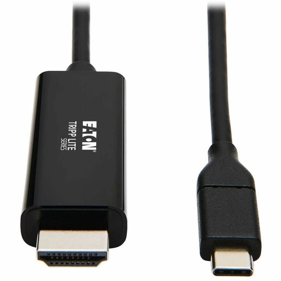 Main Image for Eaton Tripp Lite Series USB-C to HDMI Adapter Cable (M/M), 4K 60 Hz, 4:4:4, Thunderbolt 3 Compatible, Black, 6 ft. (1.8 m)