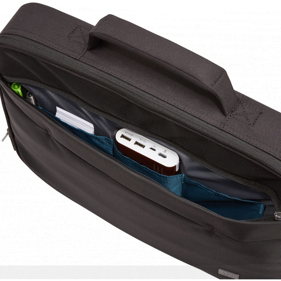Alternate-Image2 Image for Case Logic Advantage ADVB-116 Carrying Case (Briefcase) for 10.1" to 15.6" Notebook, Tablet PC, Pen, Electronic Device - Black