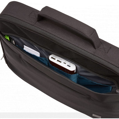 Alternate-Image2 Image for Case Logic Advantage ADVB-116 Carrying Case (Briefcase) for 10.1" to 15.6" Notebook, Tablet PC, Pen, Electronic Device - Black