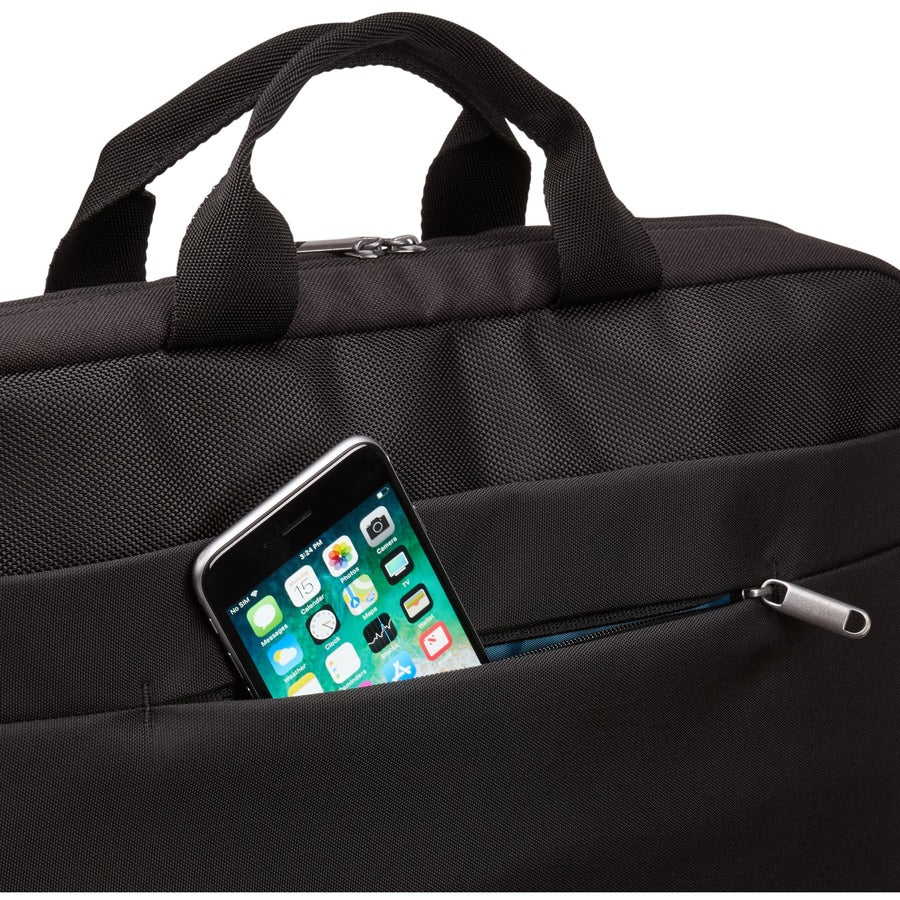 Alternate-Image3 Image for Case Logic Advantage ADVA-116 Carrying Case (Attach&eacute;) for 10.1" to 15.6" Notebook, Tablet PC, Pen, Electronic Device, Cord - Black