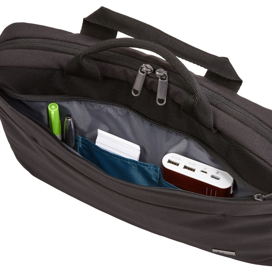 Alternate-Image2 Image for Case Logic Advantage ADVA-114 Carrying Case (Attach&eacute;) for 10.1" to 14" Notebook - Black