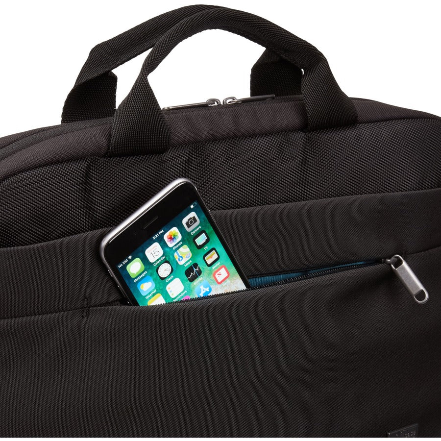 Alternate-Image3 Image for Case Logic Advantage ADVA-114 Carrying Case (Attach&eacute;) for 10.1" to 14" Notebook - Black