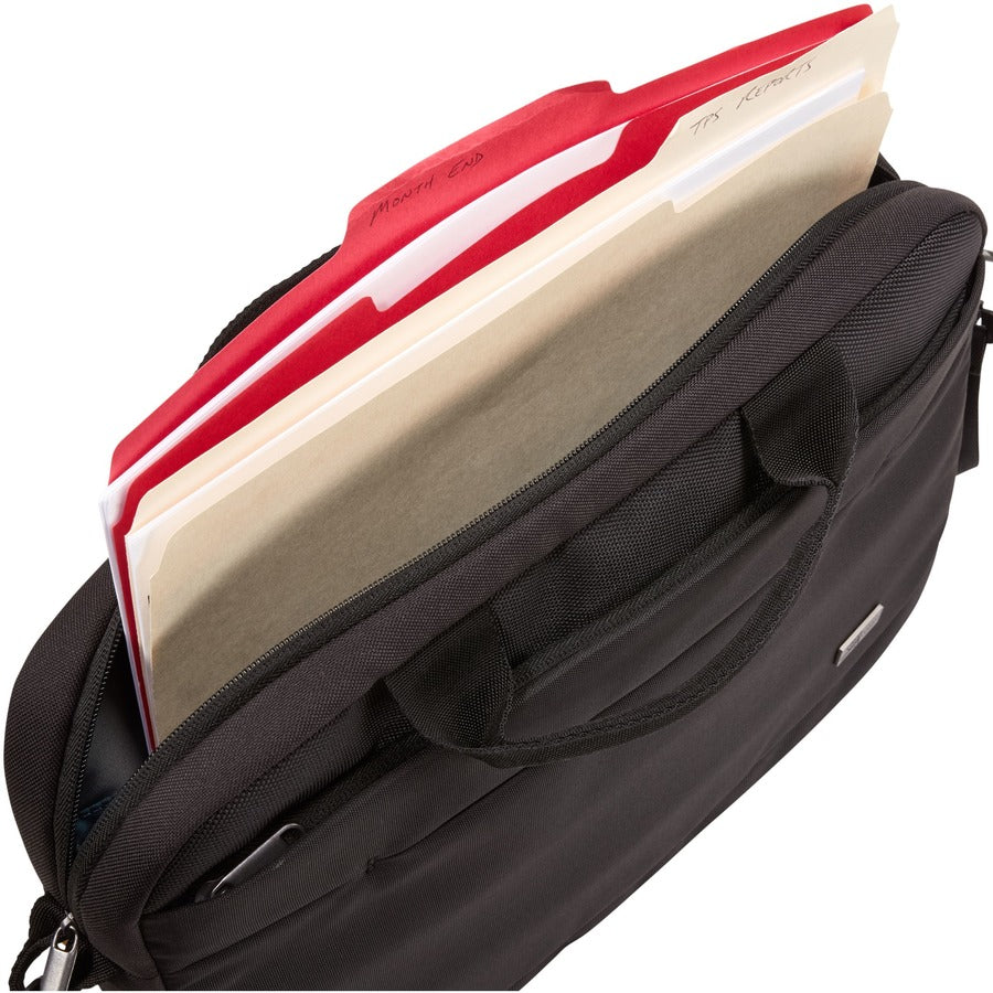 Alternate-Image4 Image for Case Logic Advantage ADVA-114 Carrying Case (Attach&eacute;) for 10.1" to 14" Notebook - Black